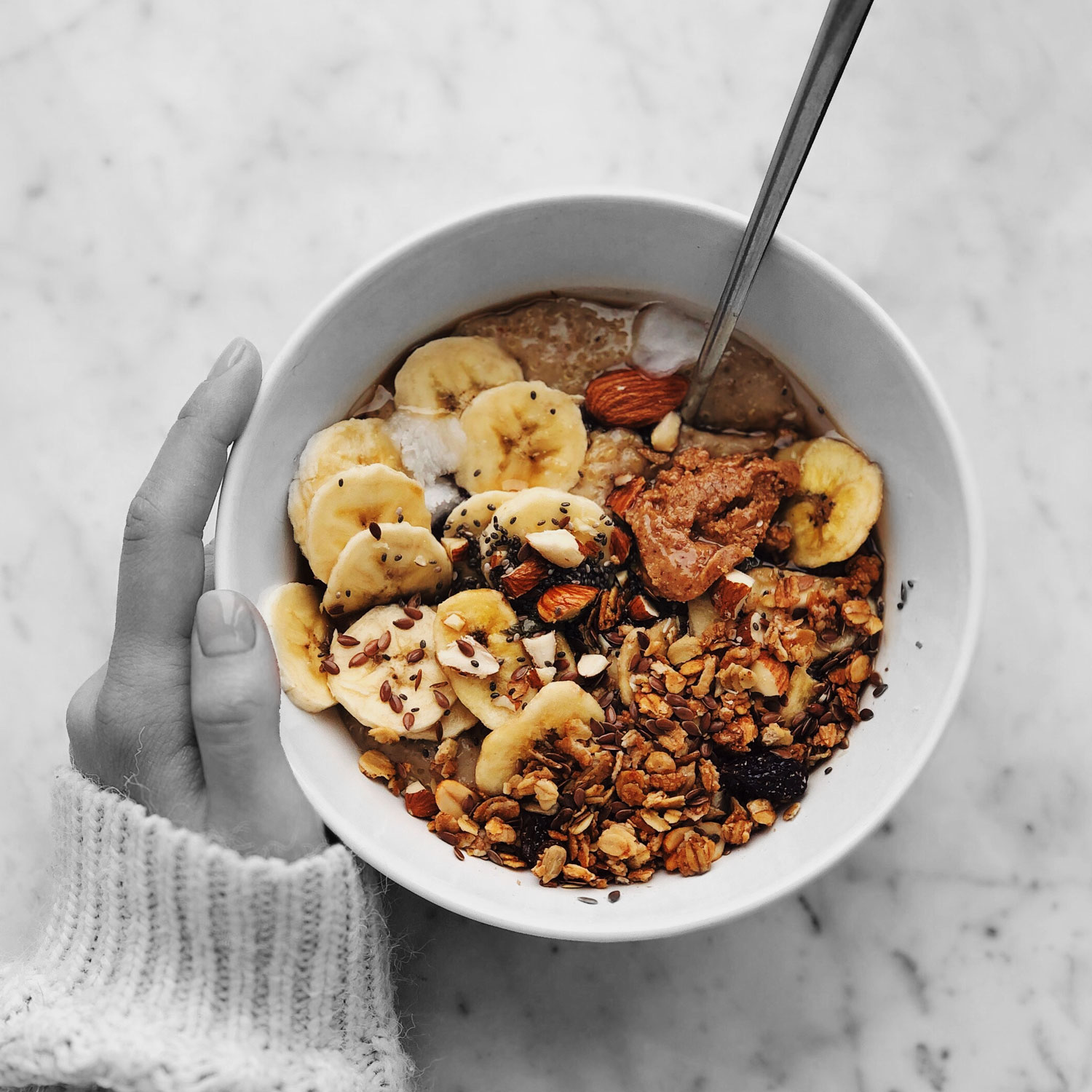 Healthy breakfast quinoa